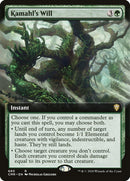 Voluntad de Kamahl (Arte extendido) [Commander Legends]