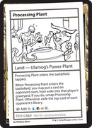 Usine de transformation [Cartes testées par des mystères de rappel 2]