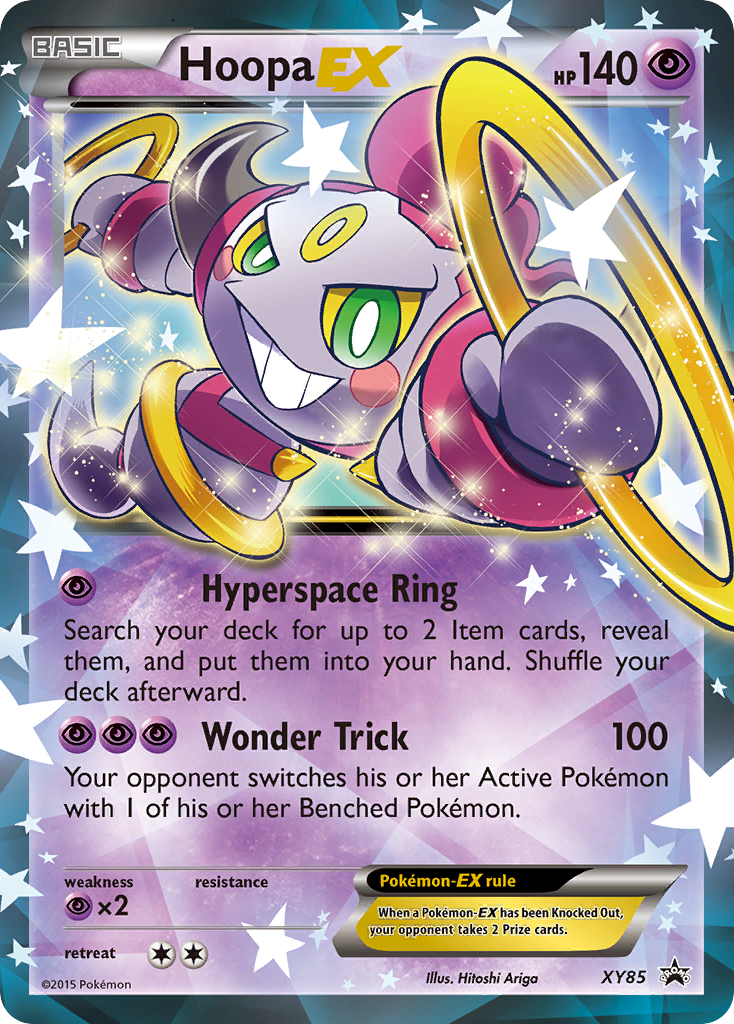 Hoopa EX (XY85) (Carte promo de collection) [XY : Promos Étoiles Noires]