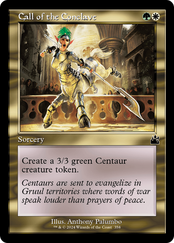 Llamado del Cónclave (Marco Retro) [Ravnica Remastered]