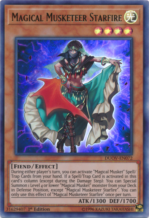 Mosquetera Mágica Fuego Estelar [DUOV-EN072] Ultra Rara