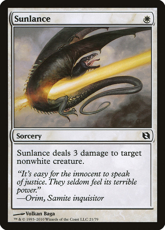 Lanza solar [Duel Decks: Elspeth vs. Tezzeret]