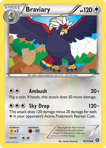 Braviary (93/114) [XY: Asedio de Vapor]