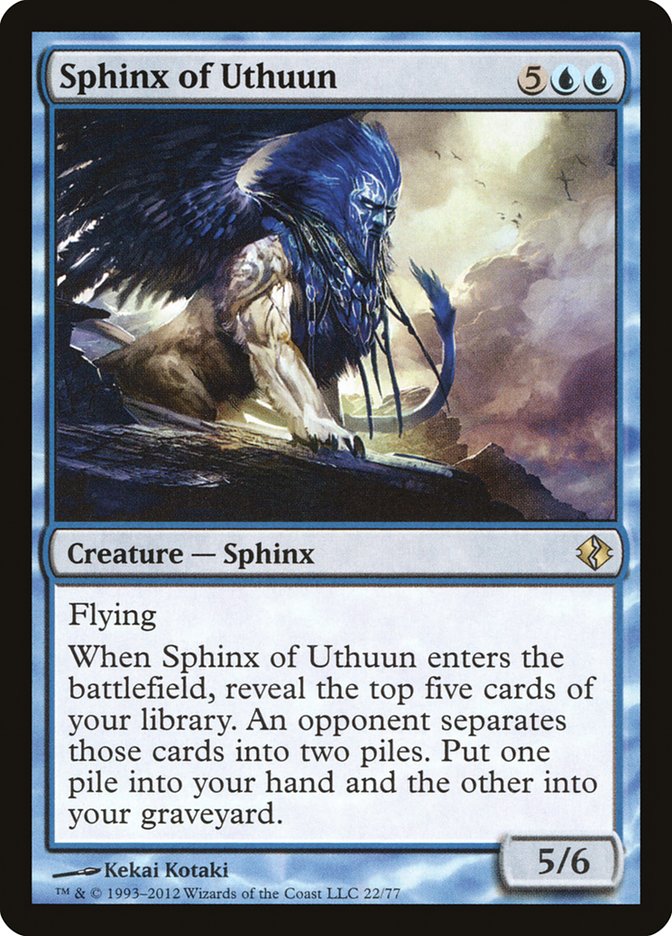 Esfinge de Uthuun [Duel Decks: Venser vs. Koth]