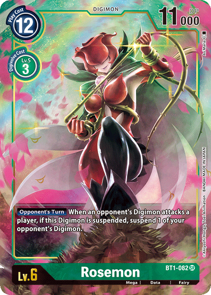 Rosemon [BT1-082] (Arte Alternativo) [Sobres Especiales de Lanzamiento Ver.1.0]