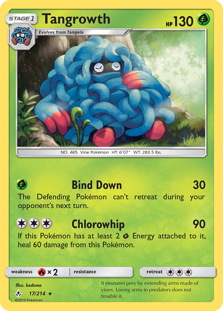 Tangrowth (17/214) [Sol y Luna: Lazos Indestructibles]
