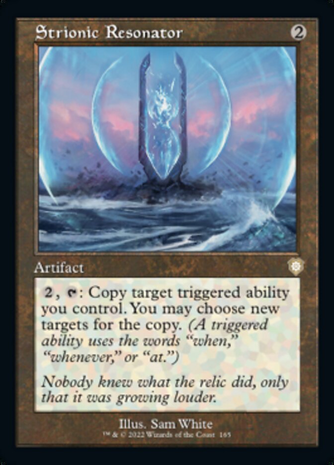Resonador estriónico (Retro) [Commander de La Guerra de los Hermanos]