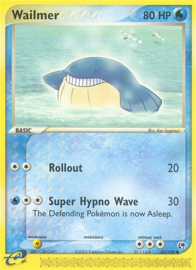 Wailmer (83/100) [EX : Tempête de Sable]