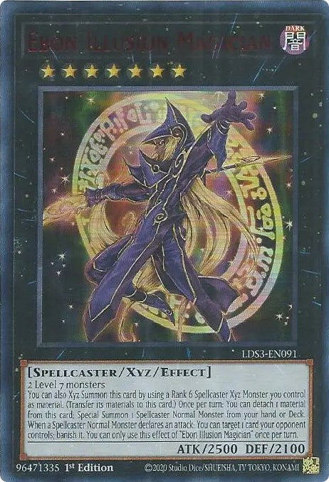 Magicien des Ténèbres Illusionniste (Rouge) [LDS3-FR091] Ultra Rare
