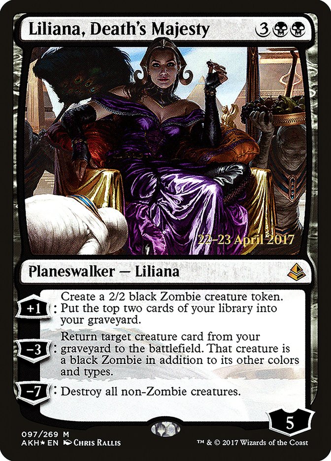 Liliana, la Majesté de la mort [Promos avant-première Amonkhet]
