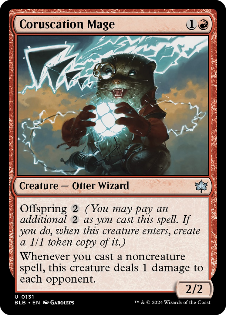 Mage de la coruscation [Bloomburrow]