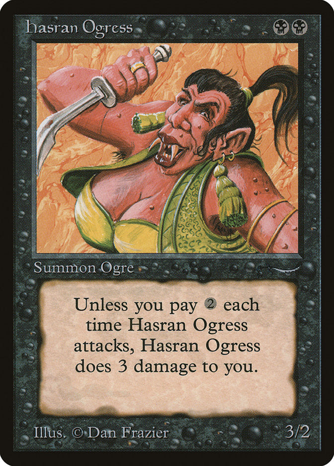 Hasran Ogress (coût de mana sombre) [Arabian Nights]
