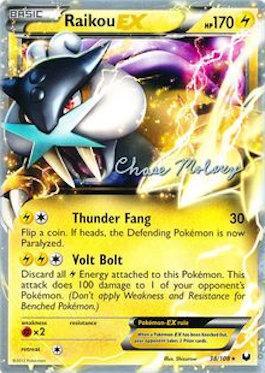Raikou EX (38/108) (Eeltwo - Chase Moloney) [Championnats du Monde 2012]