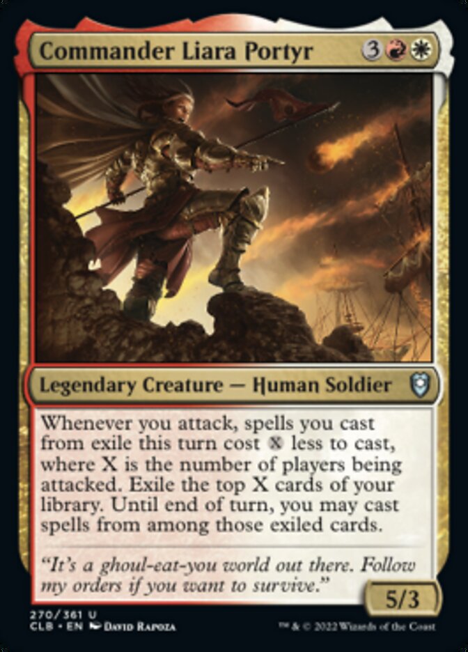 Commandante Liara Portyr [Commander Legends : Battle for Baldur's Gate]