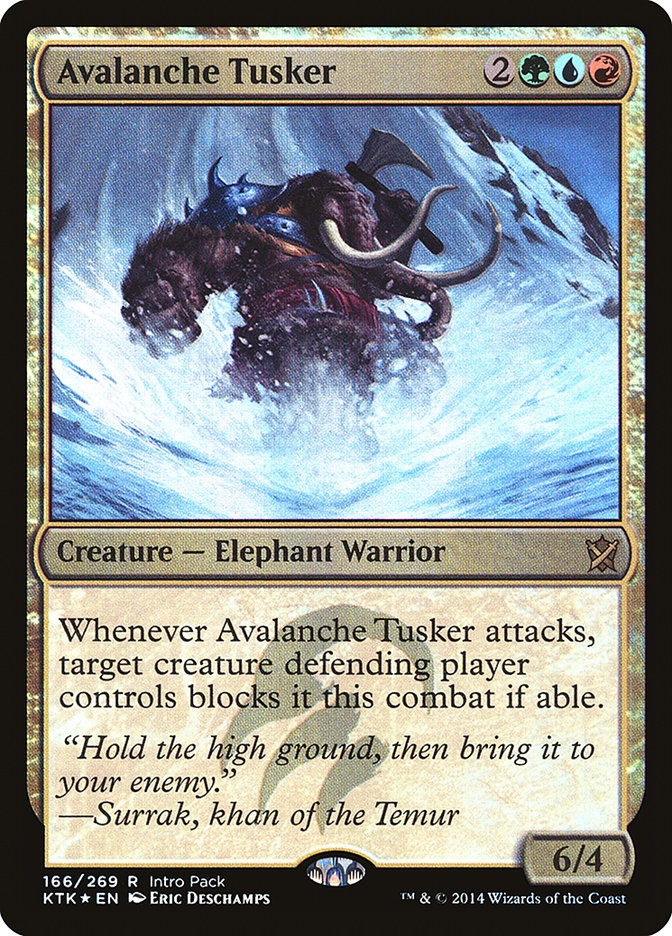 Mastodonte des avalanches (Paquet d'introduction) [Khans of Tarkir Promos]