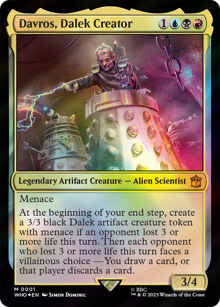 Davros, créateur des Daleks [Doctor Who]