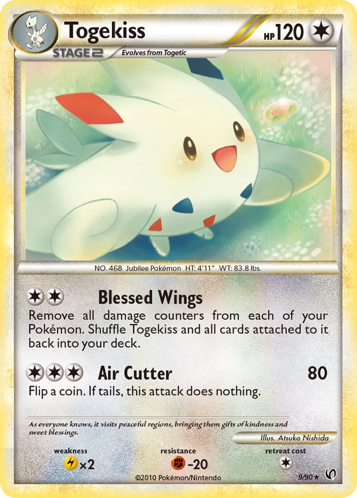 Togekiss (9/90) (Exclusif aux Decks à Thème) [HeartGold & SoulSilver: Indomptables]