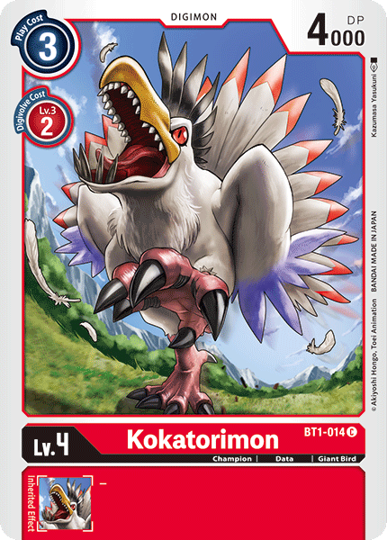 Kokatorimon [BT1-014] [Lanzamiento Especial Booster Ver.1.0]