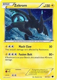Zekrom (39/116) (Holo Cosmos) [Noir & Blanc : Tempête Plasma]