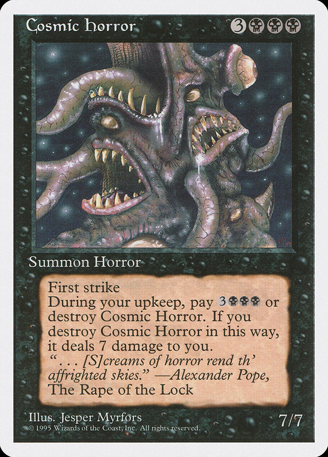 Horreur cosmique [Quatrième édition]