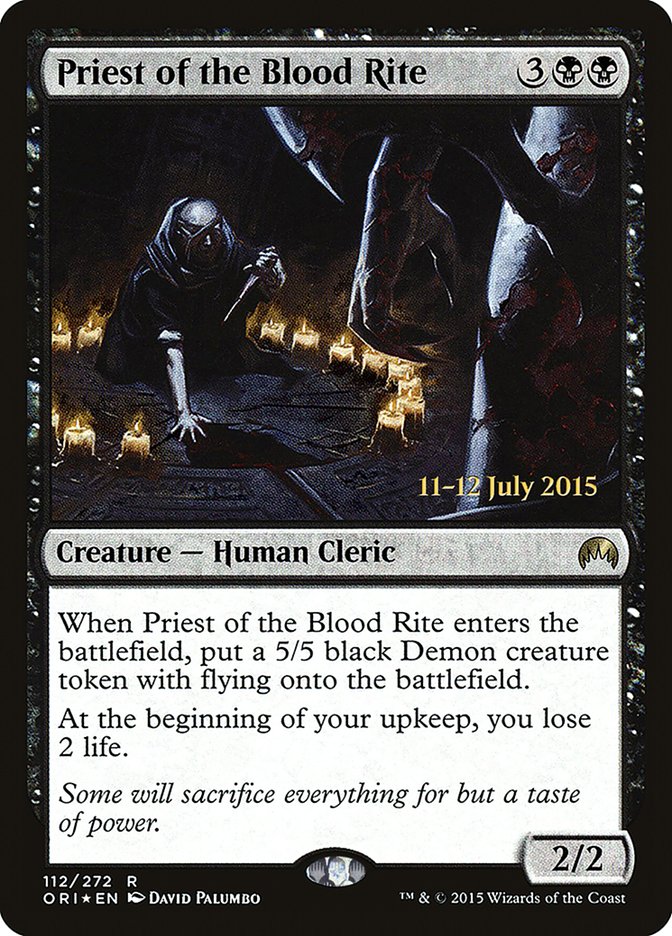 Prêtre du rituel sanglant [Magic Origins Prerelease Promos]