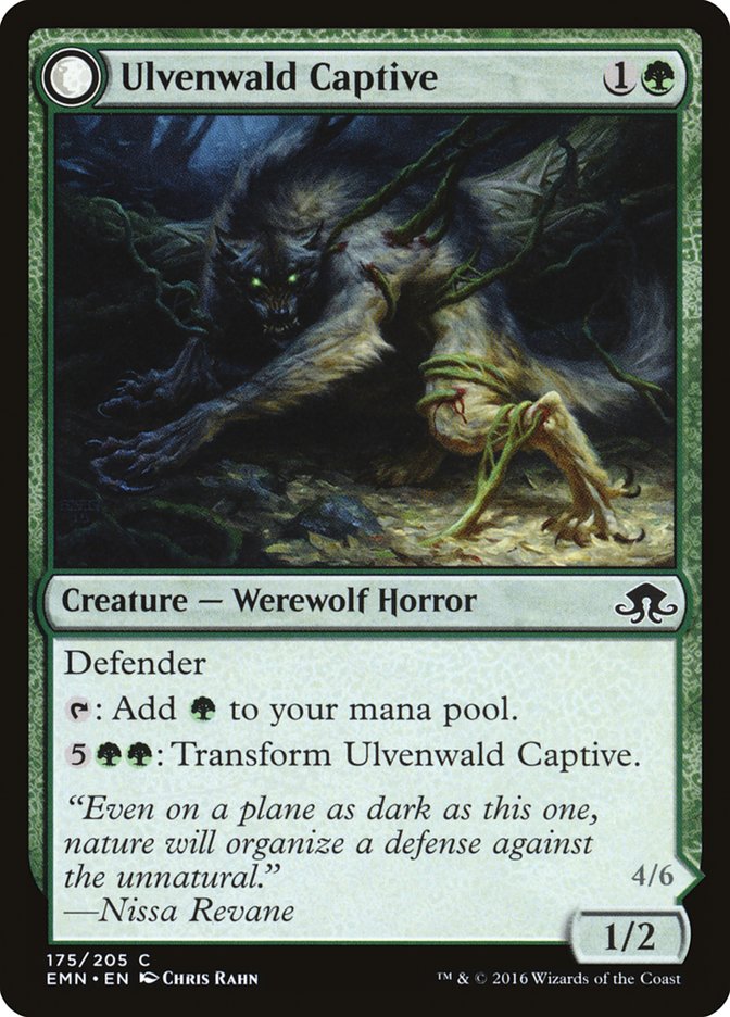 Captive d'Ulvenwald // Abomination d'Ulvenwald [Lune hermétique]