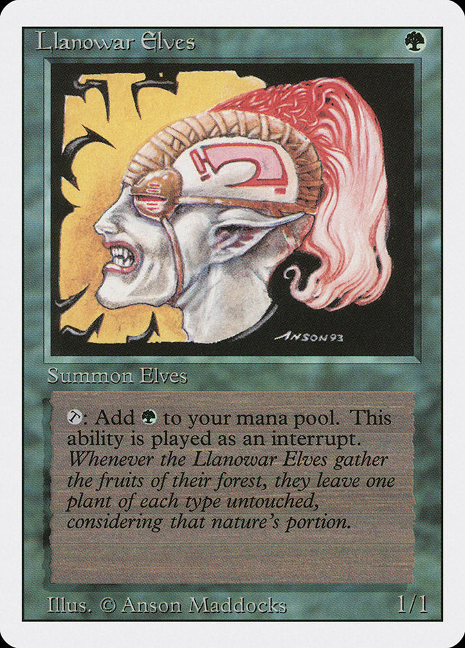 Elfes de Llanowar [Édition Révisée]