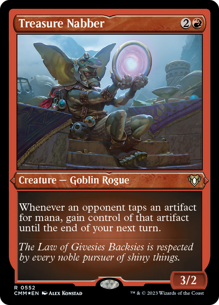 Accapareur de trésors (gravure à l'acide) [Commander Masters]
