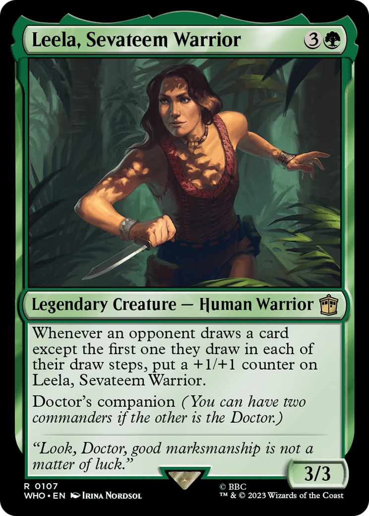Leela, guerrière sevateem [Doctor Who]