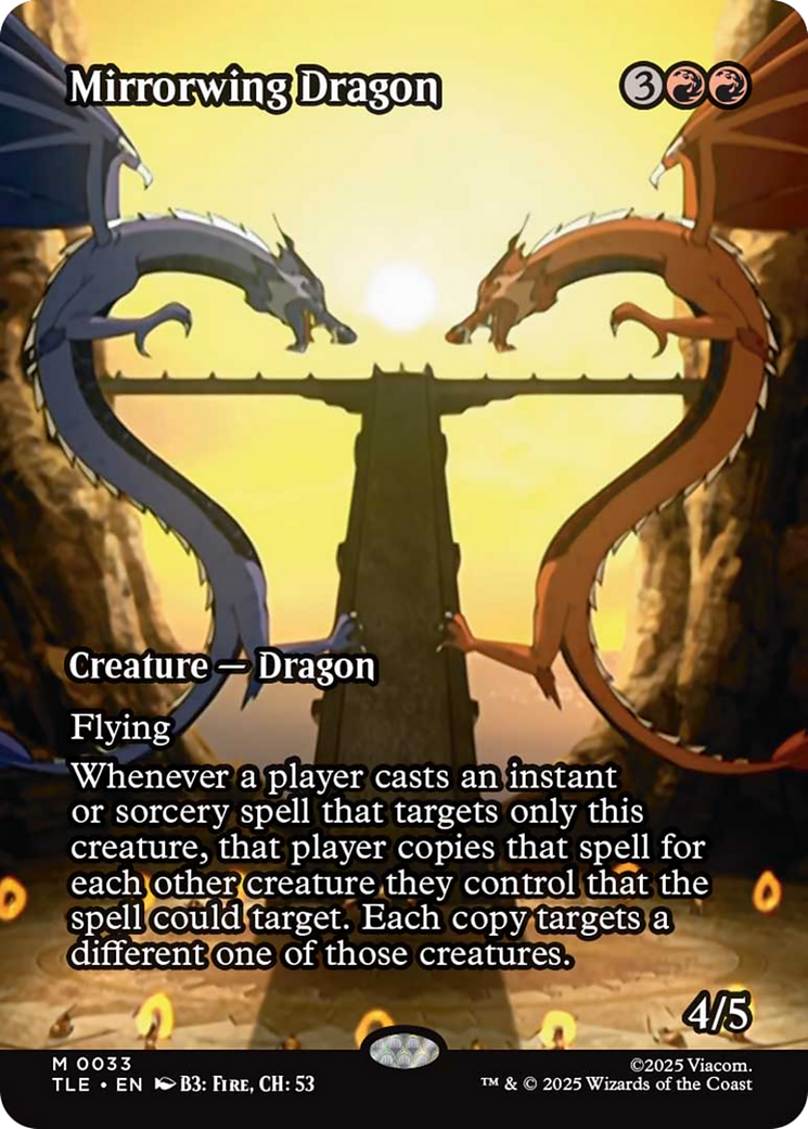 Dragon ailé miroir (sans bordure) [Avatar: The Last Airbender: Éternel-Légal]
