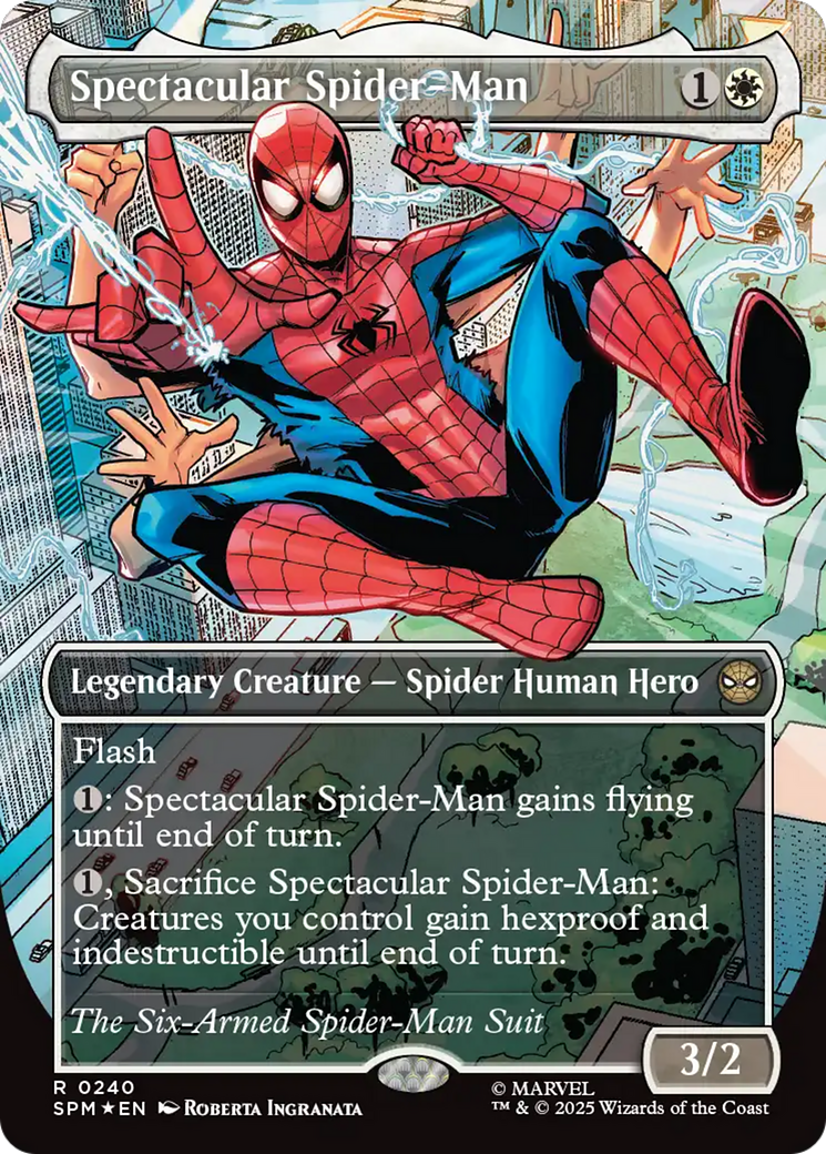 Spectacular Spider-Man (0240) (Sans bordure) (Feuille texturée) [Marvel's Spider-Man]