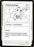 Vengeur prioritaire (édition 2021) [cartes de test Mystery Booster]