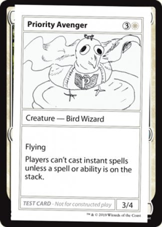 Vengeur prioritaire (édition 2021) [cartes de test Mystery Booster]