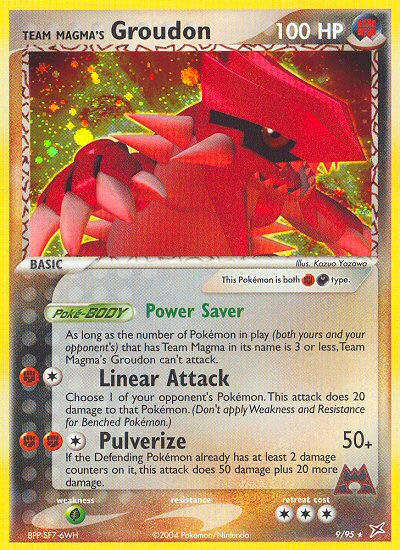 Groudon du Magma (9/95) [EX: Équipe Magma contre Équipe Aqua]