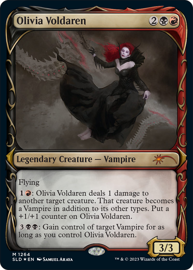 Olivia Voldaren (Halo Foil) [Série de lancements Secret Lair]