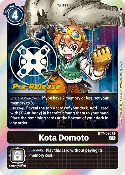 Kota Domoto [BT7-090] [Cartas de prelanzamiento de Next Adventure]
