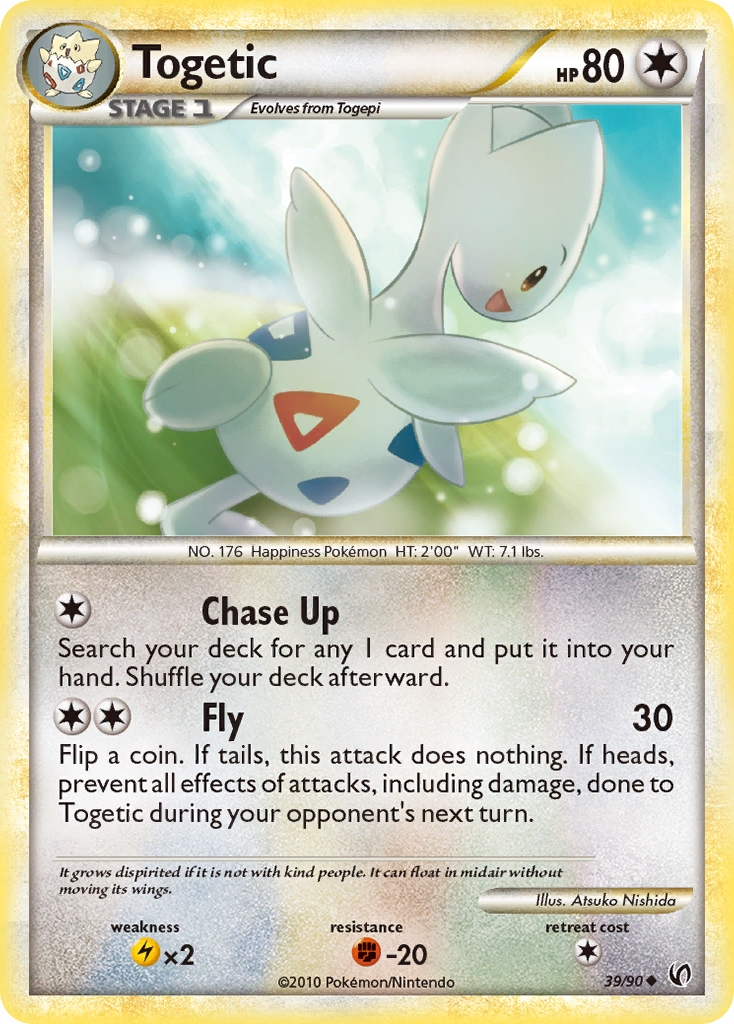 Togetic (39/90) [HeartGold & SoulSilver: Indomptables]