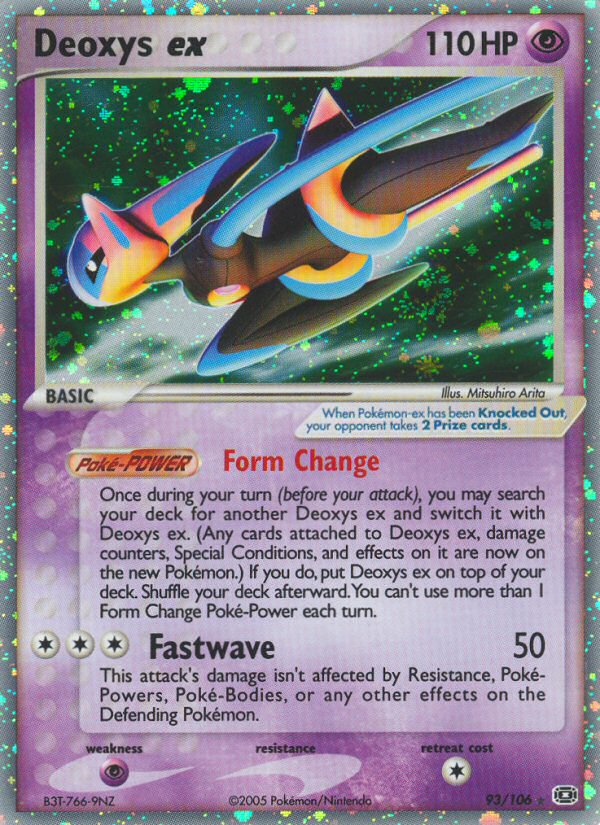 Deoxys ex (93/106) [EX: Émeraude]