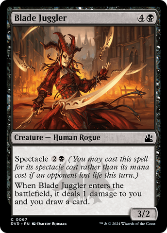 Malabarista de cuchillas [Ravnica Remastered]