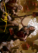 Gisa, glorieuse résurrectrice Carte d'art (Signature estampée or) [Série d'art Innistrad : Chasse de Minuit]