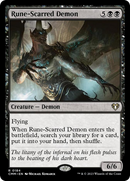 Démon balafré runique [Commander Masters]