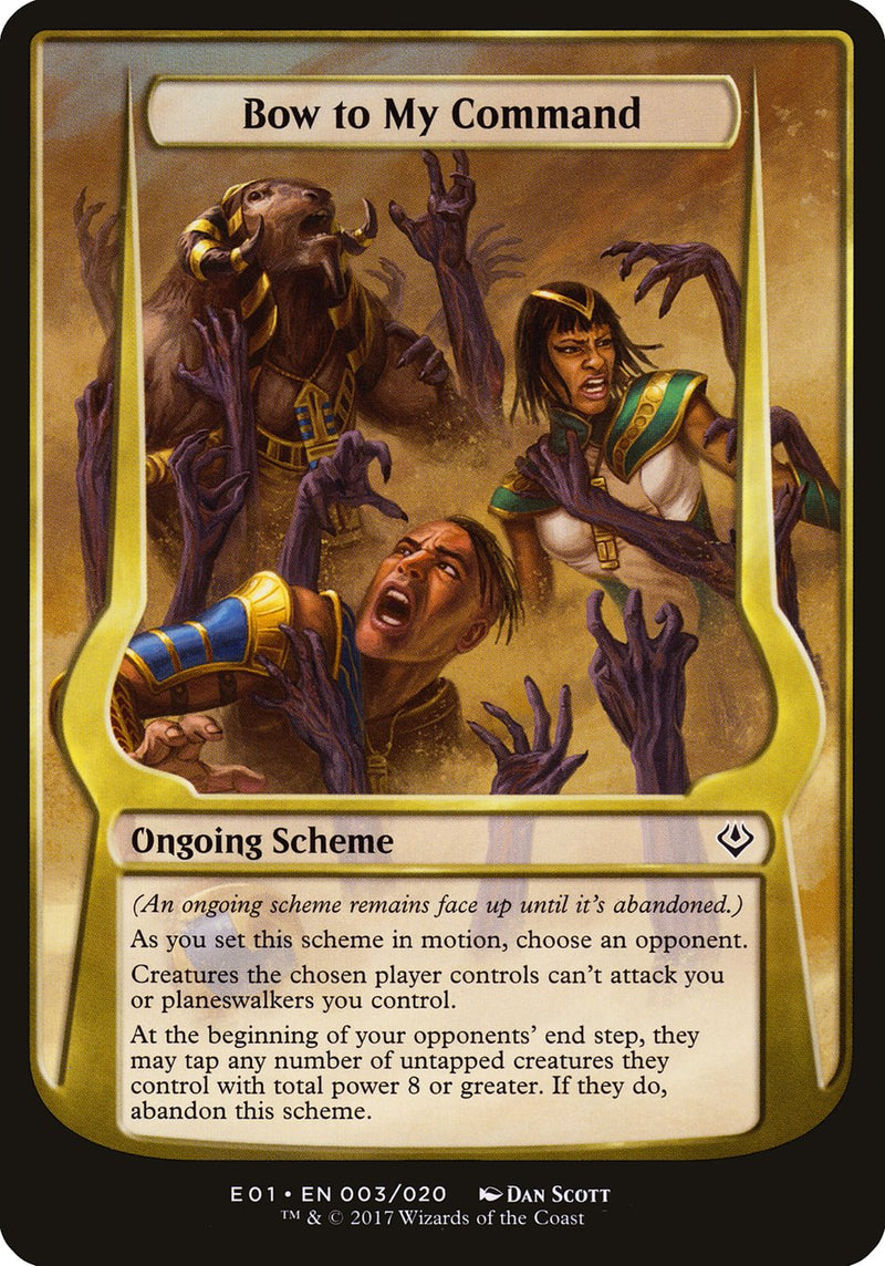 Inclinez-vous devant mes ordres (Manigances) [Archiennemi : Manigances de Nicol Bolas]