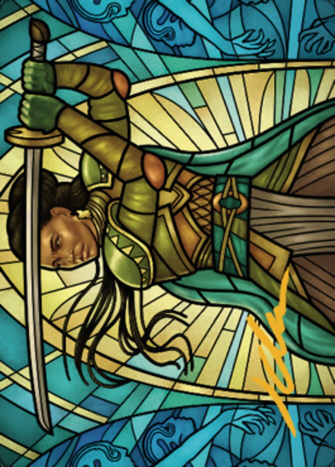 Shanna, Lame purificatrice – Carte illustrée 2 (Signature dorée) [Série artistique Dominaria uni]
