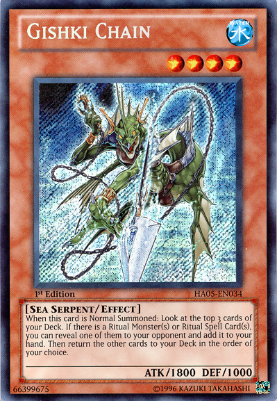 Chaîne Gishki [HA05-EN034] Secret Rare