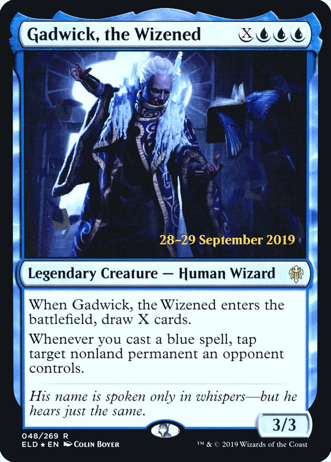 Gadwick, le sage [Cartes promos d'avant-première Le trône d'Eldraine]