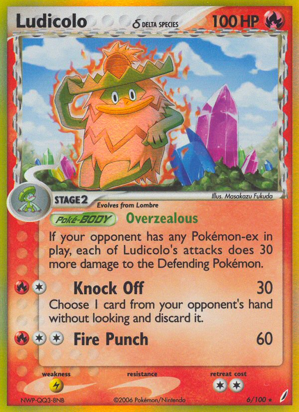 Ludicolo (6/100) (Espèce Delta) [EX : Gardiens de Cristal]