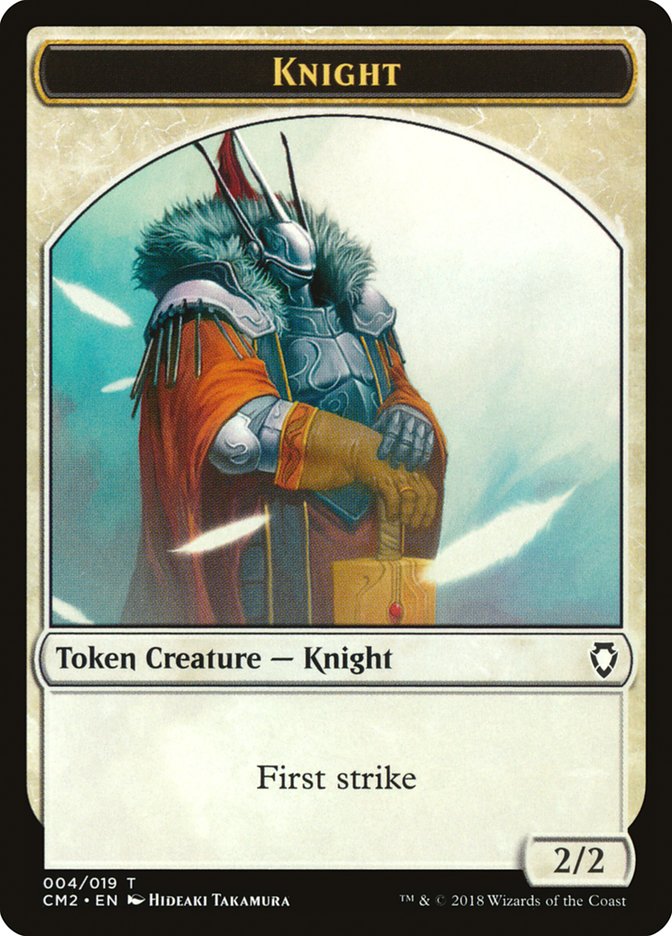 Ficha de Caballero [Commander Anthology Volume II Tokens]