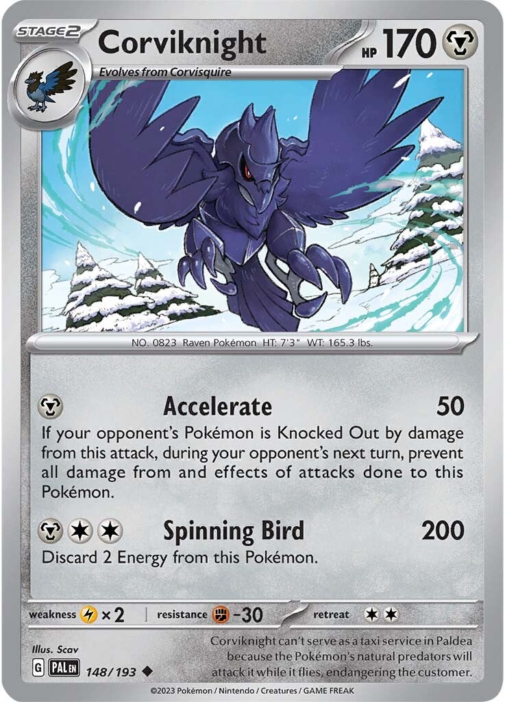 Corviknight (148/193) [Escarlata y Púrpura: Evolución en Paldea]