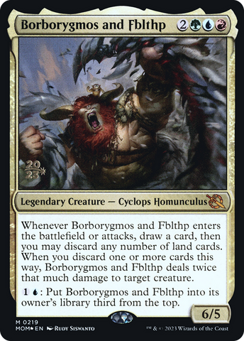 Borborygmos et Fblthp [Cartes promos d'avant-première de L'invasion des machines]