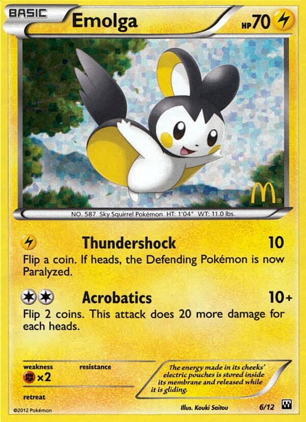 Emolga (6/12) [Promos McDonald's : Collection 2012]